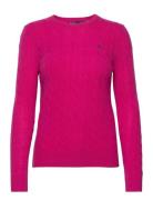 Cable-Knit Wool-Cashmere Sweater Polo Ralph Lauren Pink