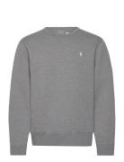 Marled Double-Knit Sweatshirt Polo Ralph Lauren Grey