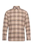 Brushed Tommy Tartan Small Shirt Tommy Hilfiger Beige