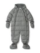 Puffer Baby Suit Edem Wheat Blue