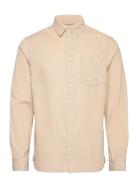 Regular Fit 26-Wales Corduroy Shir Knowledge Cotton Apparel Beige