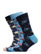 3-Pack Boozt Gift Set Happy Socks Patterned