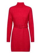 Onlbella Ls Belt Dress Ex Knt ONLY Red