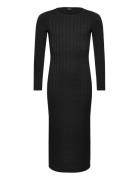 Nlflunne Ls Long Slim Dress LMTD Black