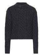 Tania Aran Knit Jumper Wood Wood Grey