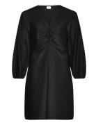 Carrich L/S Glitter V-Neck Dress Jrs ONLY Carmakoma Black