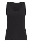 Objleena S/L Tank Top Noos Object Black