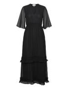 Pleated Georgette Ganni Black