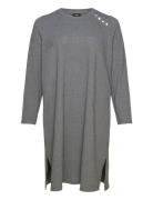 Vlucca, L/S, Abk Dress Zizzi Grey