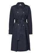 Cotton Classic Trench Tommy Hilfiger Navy