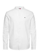 Tjm Reg Mao Flannel Shirt Tommy Jeans White