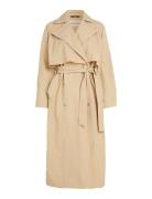Belted Trench Coat Calvin Klein Jeans Beige