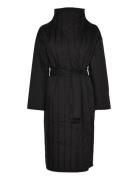 Lw Vertical Quilt Coat Calvin Klein Black
