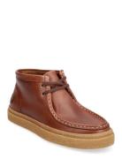 Dawson Mid Oil Pull Up Lthr Fred Perry Brown