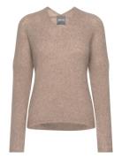 Mmthora V-Neck Knit MOS MOSH Brown