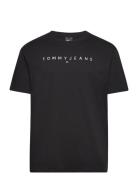 Tjm Reg Linear Logo Tee Ext Tommy Jeans Black