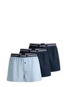 3P Woven Boxer BOSS Blue