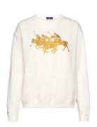 Lunar New Year Triple-Pony Sweatshirt Polo Ralph Lauren White