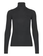 Crest Ribbed Turtleneck Polo Ralph Lauren Black