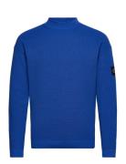 Badge Relaxed Sweater Calvin Klein Jeans Blue