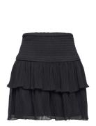 Skirt Short Plisse Lindex Black