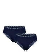 Brief Vilma Brz Low 2-Pack Lindex Navy