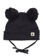 Cap Knitted Pom Pom Lindex Black