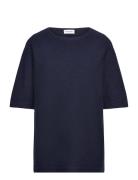 Maalaus Solid Boiled Wool Marimekko Navy