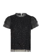 Top Josefine Mesh And Studs Lindex Black