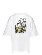 T Shirt Frontprint Street Lindex White