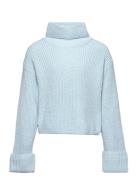 Knitted Sweater Polo Lindex Blue