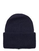 Beanie Anneli Double Fold Lindex Navy