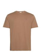 Reg Shield Ss T-Shirt GANT Brown