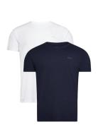 C-Neck T-Shirt 2-Pack GANT Patterned