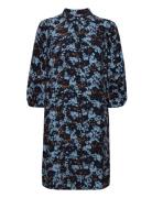 Mschmarcia Morocco 3/4 Shirt Dress Aop MSCH Copenhagen Blue