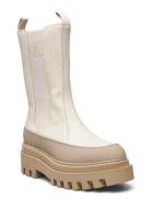 Flatform Chelsea Boot Lth Wn Calvin Klein Cream