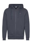 Ask Regular Zip Hood Kangaroo Badge Knowledge Cotton Apparel Navy