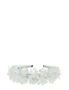 Chrystal Headband White Flower Pipol's Bazaar White