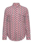 Rel Geometric Print Shirt GANT Red