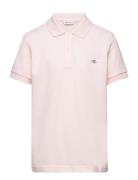 Shield Ss Pique GANT Pink