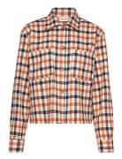 Checked Heavy Shirt Stella Nova Orange