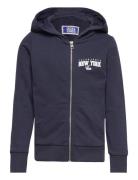 Jjcory Sweat Zip Hood Jnr Jack & J S Navy