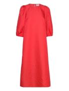 Vimabelle 3/4 Midi Dress Vila Red