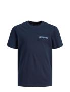 Jjgrow Tee Ss Crew Neck Jnr Jack & J S Navy