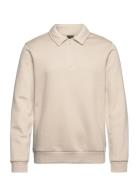 Onsceres 1/4 Zip Sweat Polo ONLY & SONS Cream