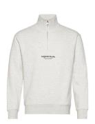 Jorvesterbro Sweat Quarter Zip Hn Noos Jack & J S Grey