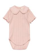 Body Ss Pointelle En Fant Pink