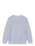 Reverse Knit Sweater Mango Blue