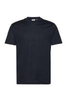 Mercerized Slim Fit T-Shirt Mango Navy