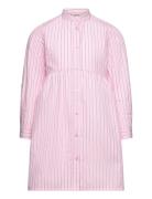 Kmgholly Ditte Striped Dress Wvn Kids Only Pink